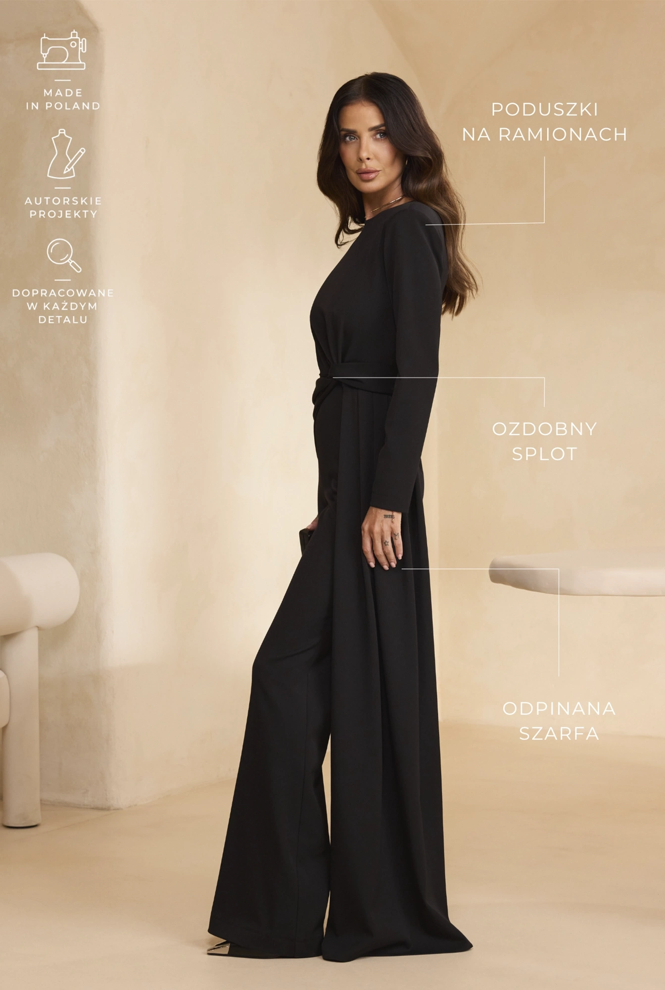 Castillo – combinaison noire TALL
